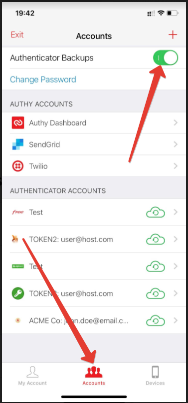 How to transfer TOTP profiles from Authy to a  Token2 hardware token