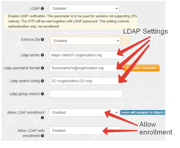 TOTPRadius - TOTP Self-service enrollment methods