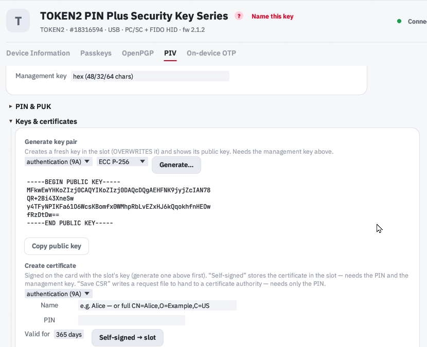 Token2 Companion - Rust edition - Keyroost